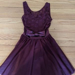 Purple dance costume